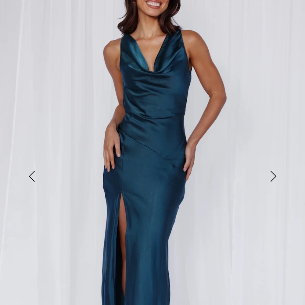 Hello Molly Teal Maxi Dress